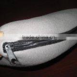 Promotion Waterproof Solid Polar Fleece Travel Pillow Blanket thumbnail-2