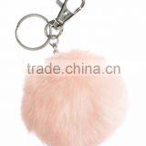 Fur Ball Key Chain,key Chain Parts,metal Alloy Keychain,pom Pom Ball Keychain thumbnail-3