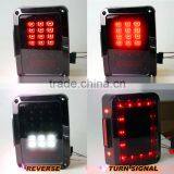 Jee-p LED Tail Lights for 2007-2015 Jee-p Wrangler Tail Light Brake Reverse Light Rear Back Up Turn Singal Lamp DRL thumbnail-5