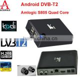 Acemax KI DVB S2 hybird ip set top box Android OTT Box + DVB Hybrid quad core Amlogic S805