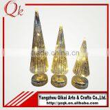 Supplier of Glass Christmas Tree With Led Light for Europe and US Market