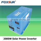Foxsur High Quality Pure Sine Wave Inverter 24V dc to 230V AC 2000W Off Grid Solar Power Inverter With Controller thumbnail-2