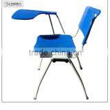 Hot Sale Training Room Plastic Study Chair With Folded Writing Pad thumbnail-3