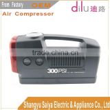 mini Car air compressor,300/250PSI air pump, air inflator,16mm cylinders air compressor