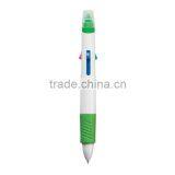 Quatro Pen With Highlighter_green