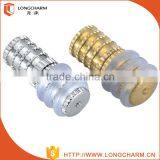 Solid Brass Threaded Shelf Pin Sleeves