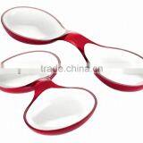 Two-Tone Interlocking Dishes,candy Plate,snack Dish thumbnail-2