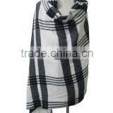 Plaid Tartan Brand Name Classic Oversize Winter Scarf thumbnail-3