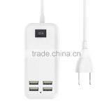 Multiple USB 4 Ports 3A Charger Quick USB Desktop Charger With Button Swift for IPhone IPad SamsungGalaxy Pad thumbnail-4
