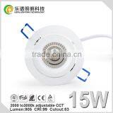 TOP SELLING!! Professional Adjustable 13W LED COB Dali Dimmable Led Downlight thumbnail-1