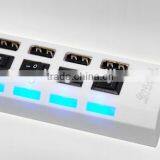 Wholesale 4 Port Usb Hub With Led Light thumbnail-2