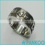Singular Innovative Models Series of Non-mainstream Fashion Retro Punk Silver ,titanium and Alloy Unisex Ring thumbnail-6