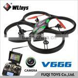 New Arrival WLtoys V666 5.8G FPV 6 Axis RC Quadcopter With HD Camera Monitor RTF