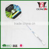 GX-6012 WHITE high quality aluminium head racket with good badminton rackets prices/brand name badminton racket