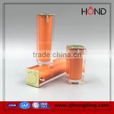 manufacture hotsale acrylic jar square shape luxury bottle small plastic bottle lotion pump container