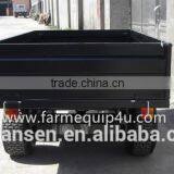 4Wheel Dump Trailer With Hydraulic Power Unit,self-dump Trailer,single Axle Trailer thumbnail-6