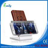 3 Coils Qi Wireless Charger Charging Pad Wood Wireless Charger For Mobile Phone thumbnail-6