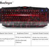 High Quality USB Wired Gamer Keyboard in Cool Crack Backlit thumbnail-2