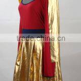 Halloween Long Sleeves Superwoman Cosplay Costume thumbnail-2