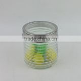 750ml Hot Sale Glass Storage Jar with Metal Cover