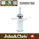 Standing Galvanized Toilet Brush Holder for Cleaning thumbnail-5