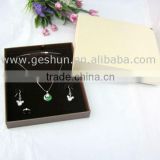 Paper Jewelry Box / Necklace Earrings Ring Set Box