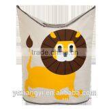 Foldable Canvas Cartoon Storage Basket Laundry Hamper for Nursery thumbnail-2