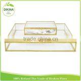 Laser Cut Small Ornate Wishes Jewelry Album Case With Magnetic Closure , Nautical Favor Indian Gold Wedding Gift Boxes thumbnail-2