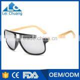 Free Sample 2016 Newest Vintage Bamboo Sunglasses With Colorful Lenses thumbnail-1