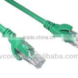 24 AWG Copper Button Green UTP CAT5e Patch Cord