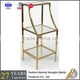 Golden 304# stainless steel bathroom storage rack