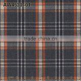 100%Cotton Heather Carbon Peached Check Shirting Fabric thumbnail-6