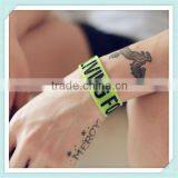 Wide Black Silicone Sport Wristband, Custom Cheap Silicone Wristbands thumbnail-5