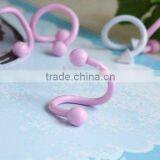 Fashion Titanium Labret Rings Twist Body Piercing Jewelry thumbnail-1