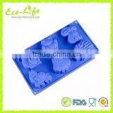 Animals Silicone Ice Cube Tray, Jelly Ice Maker, Silicone Ice Cream Mold thumbnail-1