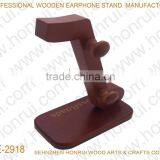 Wooden Earphone Display, Custom Shape Earphone Wooden Display, Earphone Display Supplier thumbnail-6