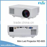 led mini pocket projector RD-805 Support AV/VGA/SD/USB/HDMI input