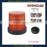 E4 certified amber pc lens 12v rotating beacon light