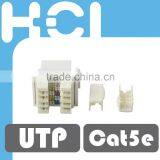 Network Solution Cat 5e 180Degree UTP Modular Keystone Jack thumbnail-2