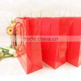 Coated Paper Customized Red Paper Gift Bag ,paper Gift Bag for Gifts Packaging thumbnail-4