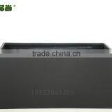Matt Black Rectangle Wholesale Price FRP Flower Pots thumbnail-2