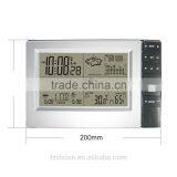 Best Selling Weather Station With Digital Alarm Clock Indoor/Outdoor Thermometer Hygrometer 3 Transmitter thumbnail-2