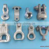 Forged Galvanized 50KN 70KN 120KN Conjunction Clevis Pin Thimble Clevis thumbnail-1