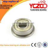 YCZCO High Speed and Low Noise Miniature Mini 608zz Flange Bearing thumbnail-3