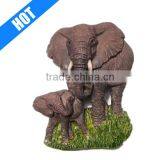 High Quality 3D African Hand Painted Resin Souvenir Elephant thumbnail-1