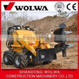Track and Wheel Small Skid Steer Loader With Various Attachments thumbnail-3