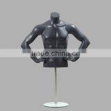 New Gloss Black Upper Body Model Half Body Female Mannequin On Sale thumbnail-1