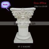 Outdoor White Marble Pillar For Sale