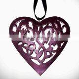 Heart Shaped Metal Wall Decor, Metal Heart Shape Dcoration Hanging, Decorative Heart Wall Hanging, thumbnail-1