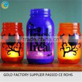 Lead Crystal Candle Holders Halloween Jar thumbnail-4